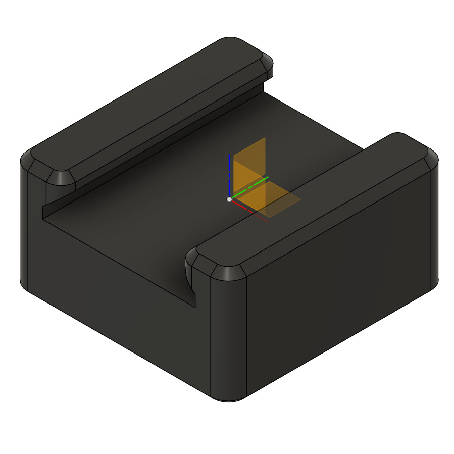 The final model from a proper isometric view